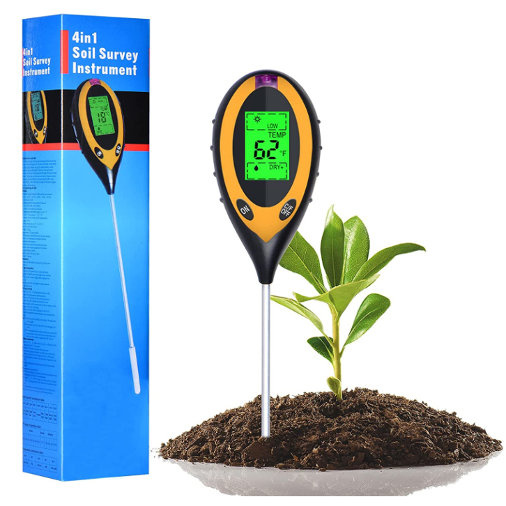 Ph Meter Digital Water Tester - Tester gleby 4 w 1: miernik