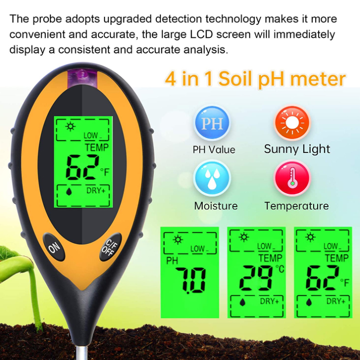 Tester gleby 4 w 1: miernik pH – Ph Meter Digital Water Tester recenzja i cena