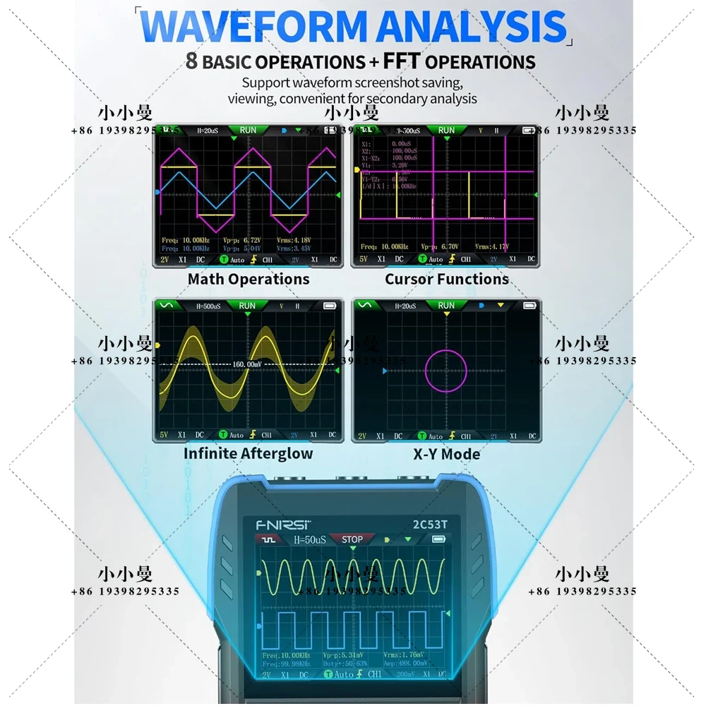 FNIRSI 2C53T – ulepszony, prze – Fnirsi Digital Oscilloscope Handheld recenzja i cena